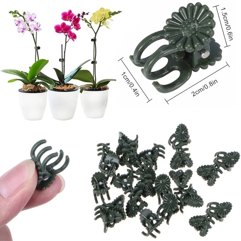 50 Peças de Clipes para Planta - Vine Climbing Plastic avaliação e preço